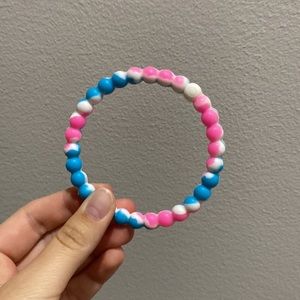 Pink and Blue Lokai Bracelet